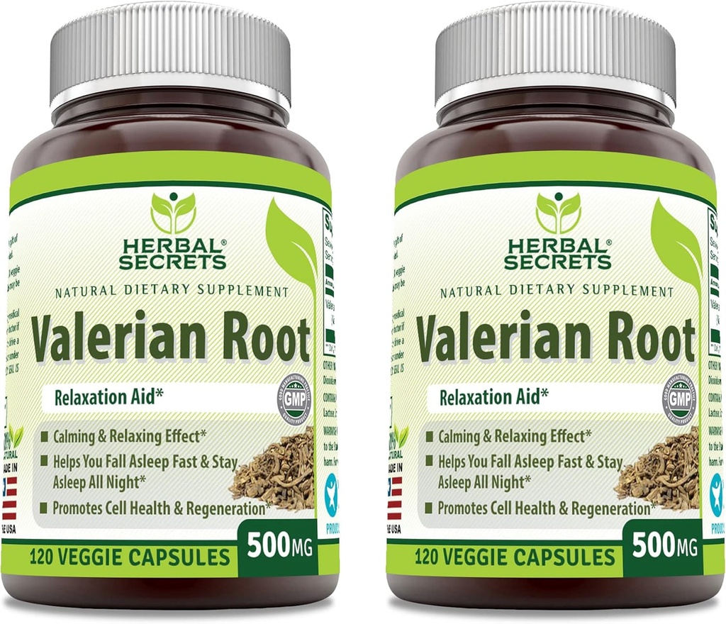 Urtehemmeligheder Valerian Root 500 Mg Supplements124; Veggie Capsules