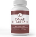 Pure Original Ingredienser DMAE Bitartrate, (100 kapsler) Altid Pure, Ingen tilsætningsstoffer eller Fillers, Lab Verified