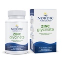 Nordic Naturals Zink Glycinate - 60 kapsler - 20 mg stærkt Absorberet Zink Glycinate - Optimal Wellness - Non- GMO, Gluten Free, Vegan - 60 Serveringer