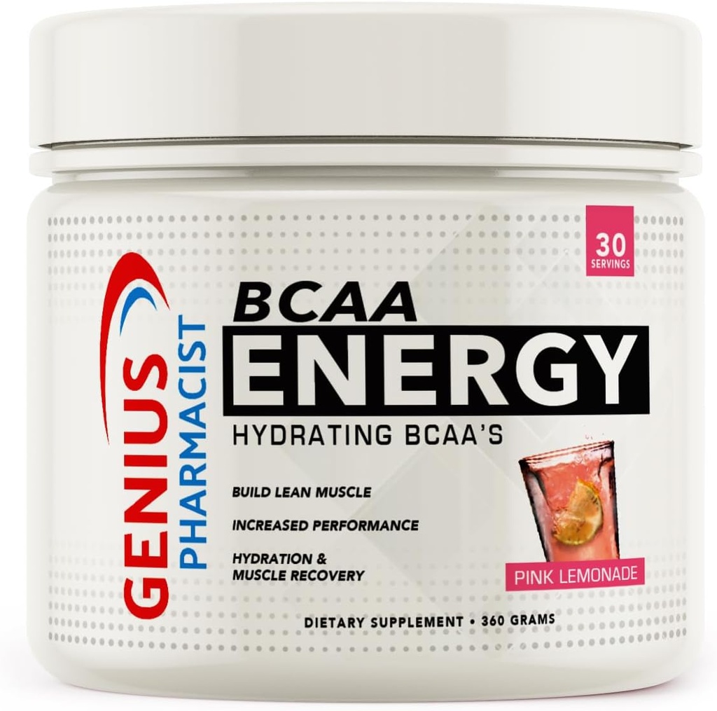 BCAA Energy Hydrating BCAA 's Pink Lemonade - 30 Servere