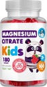 DR. MORITZ Sugar- Free Calm Magnesium Gummier for børn og voksne - Non- GMO Magnesium Citrate Gummies - Raspberry Flavor - 1- Pack (180 Tæl)