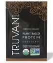 Truvani Vegan Pea Protein Powder Budding 124; Chokolade Budding 124; 20g Organic Plant Based Protein
