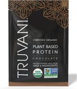 Truvani Vegan Pea Protein Powder Budding 124; Chokolade Budding 124; 20g Organic Plant Based Protein