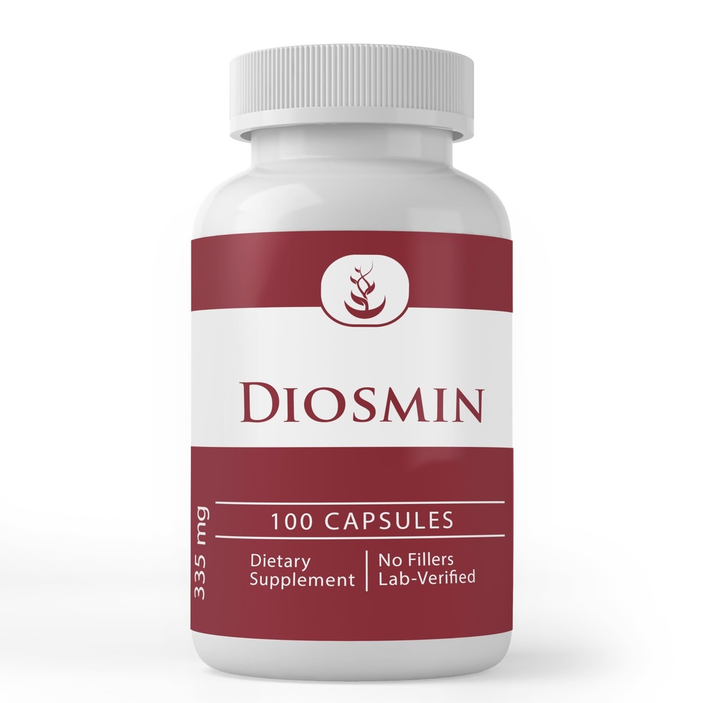 Pure Original Ingredienser Diosmin (100 kapsler) Altid Pure, Ingen tilsætningsstoffer eller Fillers, Lab Verified