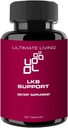 Total levernyrebrækker Support, Rense og Detox - Beskytter celler - Redox koblede antioxidant - 60 kapsler.