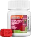 FirstCare ® Gas Relief Soft Chewables - Hurtig lindring af Bloating, Overtryk, Fullness, og Gas Diskomforten; 124; Simeticone 250 mg