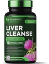 Lever Cleanse Detox & Repair Formel Supplements 124; For forbedret lever & Gut sundhed