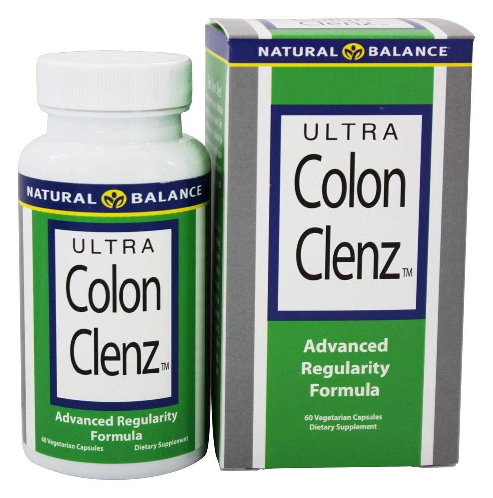 Natural Balance Ultra Colon Clenz Note 124; Herbal Cleansing & Regularity Formel for Overnight Support