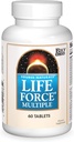 Source Naturals Life Force Multiple Daily Multivitamin High Potency Essentielle Vitamin, Mineraler, Antioxidanter & Næringsstoffer - Energi & Immunboost - 60 tabletter