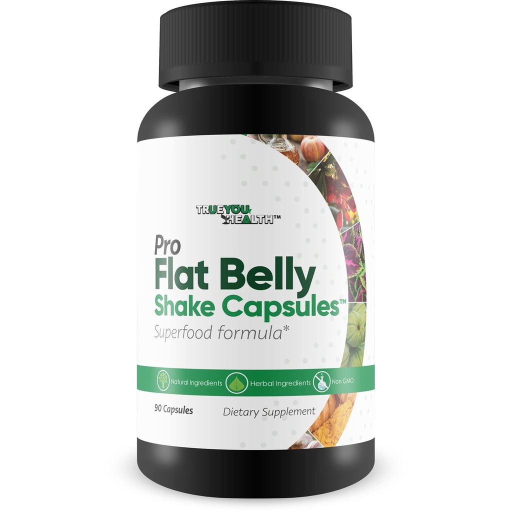 Pro Flat Belly Ryst kapsler - Gut Cleanse til at hjælpe med at reducere bloating - Kropslæde og fordøjelsesbesvær - Støtte Samlet sundhed med cleansering - Hjælp Ryd affald & toksiner med Cleanse Kosttilskud