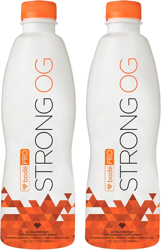 BodePRO strong OG OG 124; Flydende antioxidant; 124; Magnesium, Jern, Zink- 124; Immunbooster; 124; C-vitamin, B12, D3, B6, A og E-124; Vitamin og mineraler; 124; 32fl.oz.