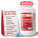 TIME-CAP LABS, INC. Tidligt Acetaminophen PM - Ekstra styrke PM - 400 Tæl - Sammenlignet med Tylenol PM Ekstra styrke - Smerte Relief PM for en god nat søvn - Made in USA