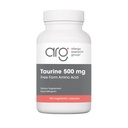 Nutricology Taurine 500mg Supplement - Kardiovaskulær Support, Gratis form Aminosyre, Pure, Økologisk, Vegetariske Kapsler - 100 Greve