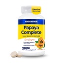 Enzymedica Papaya Enzymes Chewable, fordøjelsesenzymer for kvinder og mænd, med Organic Papaya Juice og Chlorophyll, High Potency Bromelain & Papain, Vegan, Mint Flavor, 120 tabletter