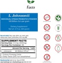 Foods For Gut Lactobacillus Johnsonii Probiotic Powder 100 Billion cfu's | No Additives | Direct from Manufacturer | No Third-Party Storage | Immune Support | L. Johnsonii | 60 Grams (2.11 Oz)