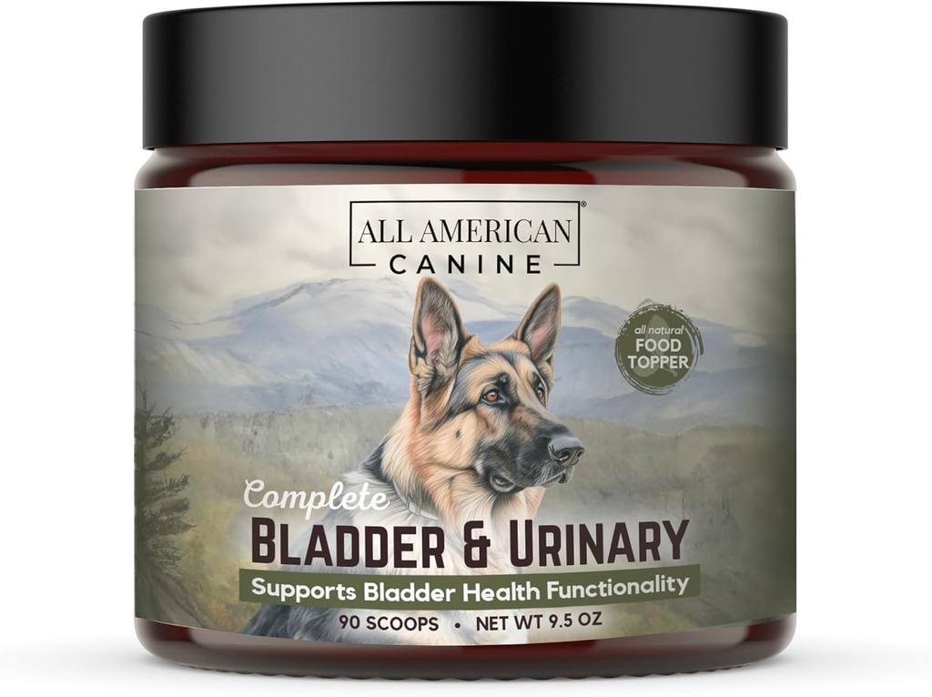 Komplet Bstige & Urinary Natural Protein- berigede pulveriserede Tranebær Mad Topper til alle hunde, Støtte Urinary Sundhed - 90 Servering