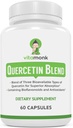VitaMonk Quercetin Complex - 3 Bioactive Forms of Quercetin - Isoquercetin, Quercetin Dihydrate and Quercetin Phytosome - for Superior Absorption - Quercetin 500mg Capsules - Quercetin with Bromelain