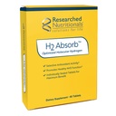 Forsøget næringsstof H2 Absorb Molekylære brint tabletter - Instant Hydrogeneret vand & antioxidant supplement - Foryngende drik at fremme energi & sund aldring (60 tabletter)