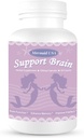 M.U Magic Brain Formel Mermaid USA Support Brain Memory Focus Clarity Energy and Sleep -Grøn og naturlig non-GMO 90Kapsler