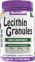 BlueBonnet Nutrition Super Earth Lecithin Granules, Afledt fra non-GMO soy, Gluten- Free, Vegan, Kosher Certified, No Sugar Added, 12,7 oz, Yellow, 12,7 Oz