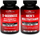 Divine Bounty D-Mannose Capsules & Mens Multivitamin Bundle