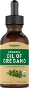 Piping Rock Oil of Oregano Organic Liquid Drops Mex124; 2 fl oz Mex124; with Extra Virgin Olive Oil Mex124; Herbal Extract Supplement Mex124; Non- GMO, Gluten Free