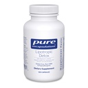 Pure indkapslinger Lipotropic Detox Detox 124; Hypoallergent supplement understøtter leverfunktion og afgiftning; 120 kapsler
