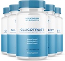 Ark Labs (5 Pack) Glucotrust Avanceret formel supplement kapsler - Gluco Trust Max Kapsler Maksimal styrke Support piller (300 Kapsler)