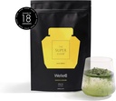 WelleCo The Super Elixir Daily Green Powder, Probiotic Drink Mix med hele fødevarer, Gluten Free, Vegan Gut Health Powder, Energy, Immunity, Sund Hud, Hår & Nails (300g, Lemon Ginger)