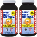 Yerba Prima Daily Fiber Formel 16 oz (Pack of 2) - Premium Dietary Fiber Supplement, Non-GMO, Gluten Free, Made in The USA, Orange Flavor