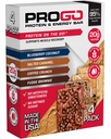 ProGo Protein Bars, Lavsukker, Høj Protein Snacks (Op til 21g) - 95% Ren isolering for hurtigere muskelvækst & Inddrivelse, Lav kalorie, Sødet w / Peanut Butter & Raw Honey (4-greve, Starter Pack)