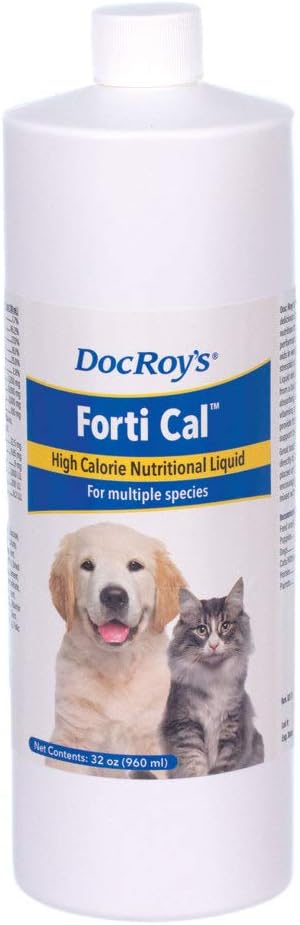 Doc Roy's Forti Cal- High Calorie Nutritional Energy Liquid Supplement, Vanilla Flavored- 32 oz Liquid