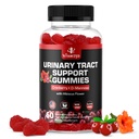 Potent Cranberry Gummies 1500mg med D Mannose - Urinary Tract Sundhed for kvinder & mænd, Urinary Flush & Blogen Fast- Fungerende Support Kosttilskud med Hibiscus pulver, 60 Greve