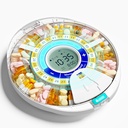 Opgraderet automatisk pilledispenser til ældre med Alarm: Smart pilledispenser maskine med 28-Slot, Mix- Proof Tech & XL LCD, Forbedret holdbarhed for daglig medicin management