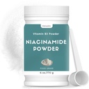 6 oz Niacinamid Powder, 100% Pure Niacin Powder, Tilføj til shakes, safter og smoothies for optimal sundhed