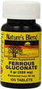 Nature 's Blend Ferrous Gluconate Tablets 324 mg, 100 Greve (pakke med 2)