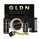 GLDN Beard Kit Note 124; Omfatter Beard Oil, Beard Serum, Beard Comb & Beard Derma Roller