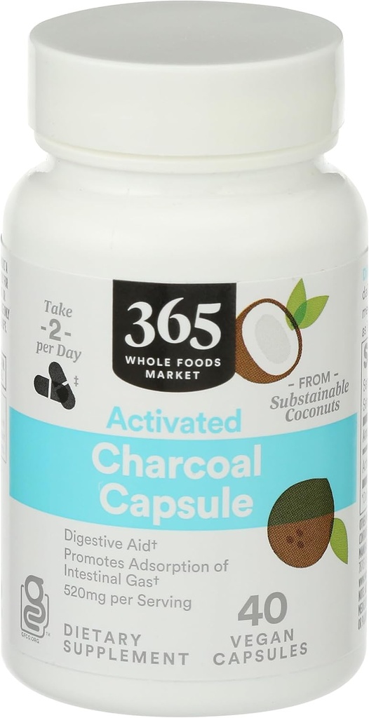 365 By Whole Foods Market, Aktiveret kul, 40 Greve