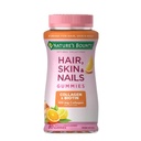 Nature 's Bounty Optimal Solutions Hår, Hud & Nails med Biotin og Collagen, Citrus- Fine Gumies Vitamin Supplement, 2500 mcg, 80 Ct, 40 Total Servering