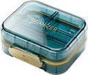 1 Pack Travel Pill Organizer, 7 kompartmenter Pill Box, Daglig Portable Pill Case at holde vitaminer, 3 Tommer Pill Container til Pocket Purse Medicine Organizer