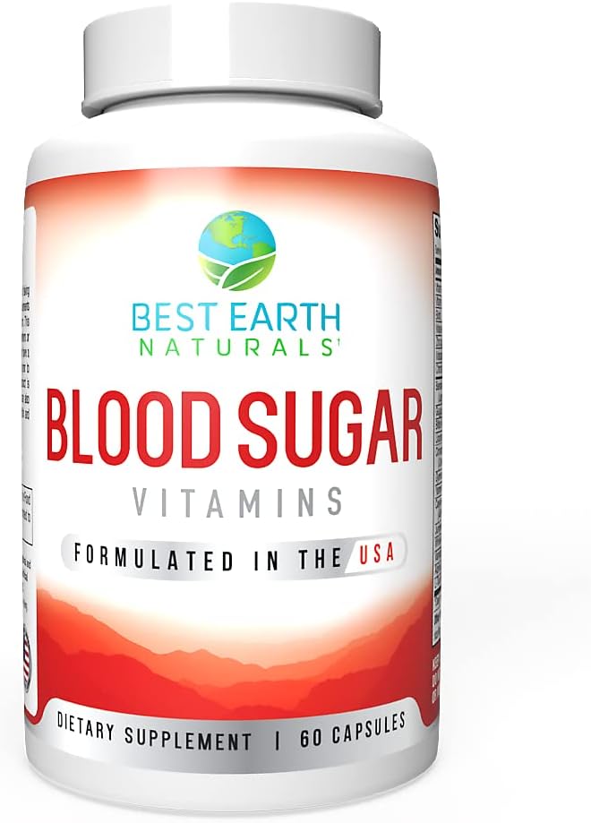 Best Earth Naturals Blood Sugar Vitamins, 60 Count