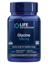 Life Extension Glycin, 1000 mg, Aminosyre, der fremmer sund søvn, Glutenfri, Non- GMO, Vegetar, 100 kapsler