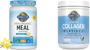 Have of Life Vegan Protein Powder - Raw Organic Meal Erstatning Shakes - Vanilla - Pea Protein & Grass Fed Collagen Peptider Powder - Unflavored Collagen Powder til kvinder Mænd Hår hud negle Joints
