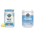 Have of Life Vegan Protein Powder - Raw Organic Meal Erstatning Shakes - Vanilla - Pea Protein & Grass Fed Collagen Peptider Powder - Unflavored Collagen Powder til kvinder Mænd Hår hud negle Joints