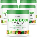LIVORKA Lean Bodi Tonic, All Natural Advanced Formel Powder, 150 Servere til 5 måneder, pakke med 5