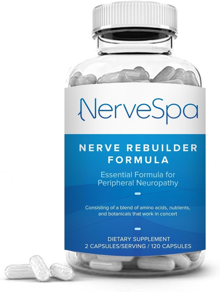 M PAIN MANAGEMENT TEKNOLOGI Nerve Support - Nitrooxid / L- arginin - Feet Hand Legs Toe Maksimal styrke Nerve Support Formel 120 Caps
