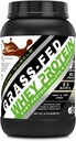 Amazing Muscle Grass- Fed Whey Protein Supplement- 124; 25 G per Serving - 124; Cookies & Cream Flavor - 124; 2 Lb (0,90 Kg) - 124; Non- GMO - 124; Gluten- Free - 124; Made in USA