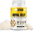 Royal Jelly Capsules - 500 mg energi, glødende hud og hjerne booster Supplement 124; Non-GMO, Gluten- fri, 60 Easy- to- synke Veggie kapsler