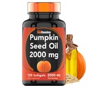 tnvitamins Pumpkin Seed Oil - 2000 mg Per Serving x 120 Softgels