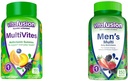 Viafusion MultiVites Gummy Multivitaminer til voksne med 12 Vitamin og Min & Voksen Gummy Vitamin til mænd, Berry Smagte Daglige Multivitaminer til mænd med Vitamin A